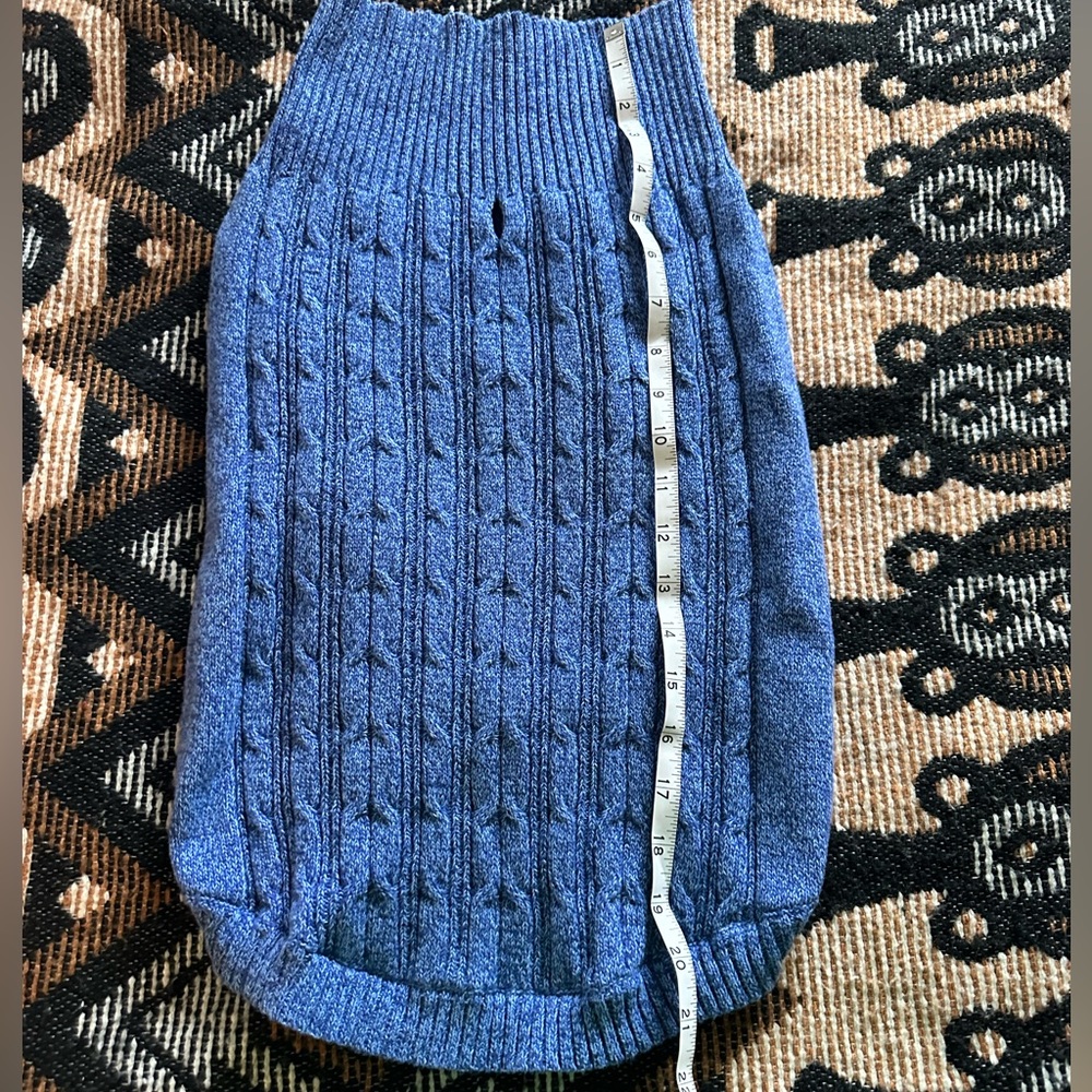 St. John’s Dog Sweater Blue size M
